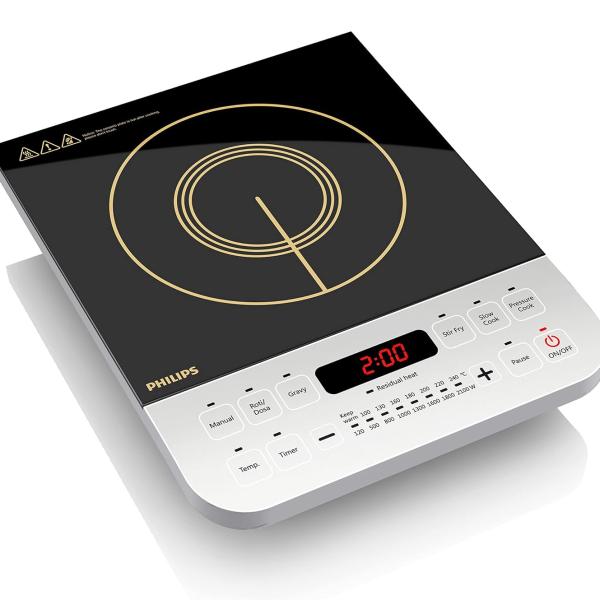 Philips Viva Collection HD4928/01 2100-Watt Induction Cooktop,