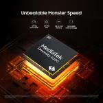 Samsung Galaxy M06 5G (Blazing Black, 4GB RAM, 128 GB Storage) | MediaTek Dimensity 6300 | AnTuTu Score 422K+ | 12 5G Bands | 25W Fast Charging | 4 Gen. of OS Upgrades | Without Charger