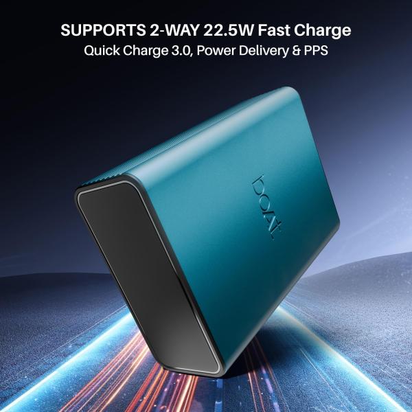 boAt Energyshroom Energyshroom PB400 Pro 20000 mAh 22.5W Pocket Size,