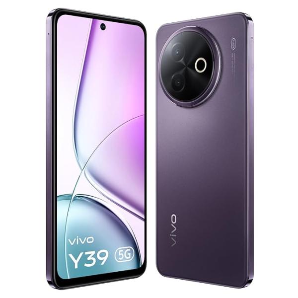 Vivo Y39 5G (Lotus Purple, 8GB RAM, 256GB Storage) with No Cost EMI/Additional Exchange Offers