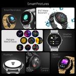 Fire‑Boltt Phoenix Pro Round Smart Watch 1.39″ Display with Bluetooth Calling, AI Voice Assistant,SpO2 & Heart