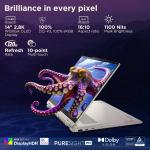 Lenovo Yoga 7 2-in-1 Intel Core Ultra 7 258V,Copilot+ AI PC(32GB RAM/1TB SSD/14(35.5cm) WQXGA+ OLED/47 Tops/Win 11/Office Home 2024/Yoga Pen/1Year ADP/Seashell/1.38Kg)