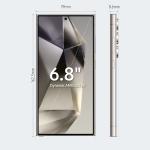 Samsung Galaxy S24 Ultra 5G AI Smartphone with Galaxy AI (Titanium Black, 12GB, 512GB Storage), Snapdragon 8 Gen 3, 200 MP Camera with ProVisual Engine and 5000mAh Battery