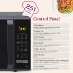 LG 28 L Convection Microwave Oven (MC2846BV, Black, Health Plus Menu, Indian Cuisine, Tandoor Se, Steam Clean & Stainless Steel Cavity)