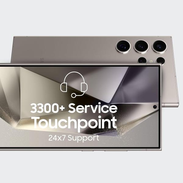 Samsung Galaxy S24 Ultra 5G AI Smartphone with Galaxy AI (Titanium Black, 12GB, 512GB Storage), Snapdragon 8 Gen 3, 200 MP Camera with ProVisual Engine and 5000mAh Battery