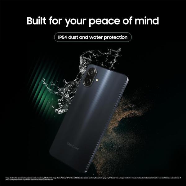 Samsung Galaxy M07 (Black, 4GB RAM, 64GB Storage)