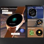 Titan Crest 1.43” AMOLED Smart Watch for Productivity with BT Calling