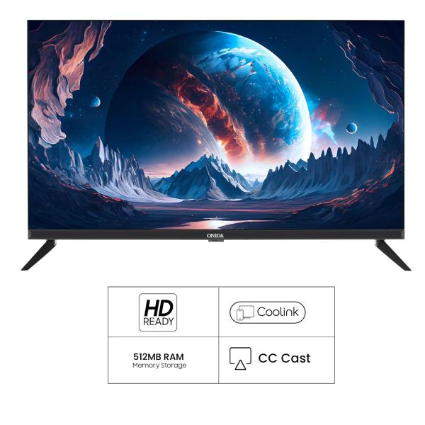 Onida 80 cm (32 inch) Smart Genius Series HD Ready Smart LED TV 32AHI