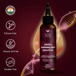 Bombay Shaving Company Onion and Bhringraj Hair Oil With 4X Growth Action -| 100 ml