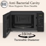 LG 20 L Grill Microwave Oven (MH2044DB, Black, Quartz Heater, I-Wave Technology Indian Cuisine Auto Cook Menu, Steam Clean, Anti-Bacterial Cavity & Health plus Menu)