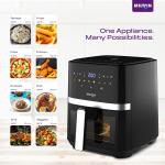 Milton Rapid Digital Air Fryer 5L | 1450W | 360° High Speed Air Circulation