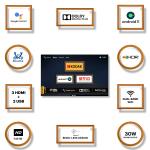 Kodak 100 cm (40 inches) 9XPRO Series Full HD Certified Android LED TV 409X5061 (Black)