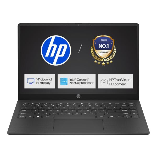HP 14s, Intel Celeron N4500 Laptop (8GB DDR4,512GB SSD)