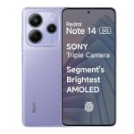Redmi Note 14 5G (Phantom Purple, 6GB RAM 128GB Storage) | Global Debut MTK Dimensity 7025 Ultra | 2100 nits Segment Brightest 120Hz AMOLED | 50MP Sony LYT 600 OIS+EIS Triple Camera