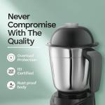 Longway Orion 900 Watt Juicer Mixer Grinder with 4 Jars for Grinding, Mixing, Juicing with Powerful Motor | 1 Year Warranty | (Black, 4 Jars)