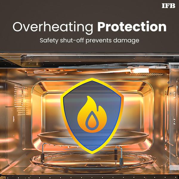 IFB 25L Solo Microwave Oven with 61 Auto Cook Menus (25 Silver Easy to use Jog dial & Buttons Mug Recipes Steam Clean Auto Reheat Preset Time Power Save Multi-Stage Cooking)