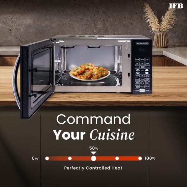 IFB 30 L Convection Microwave Oven (30FRC2, Floral Pattern) (Black), STANDARD