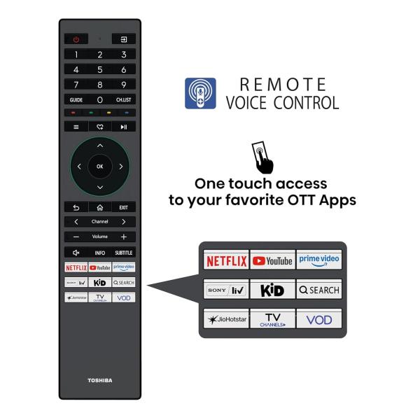 TOSHIBA 100 cm (40 inches) V Series HD Ready Smart LED TV 40V35RP (Black)