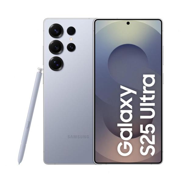 Samsung Galaxy S25 Ultra 5G AI Smartphone (Titanium Silver Blue, 12GB RAM, 512GB Storage), 200MP Camera, S Pen Included, Long Battery Life