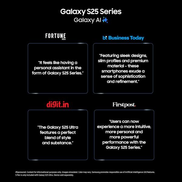 Samsung Galaxy S25 Ultra 5G AI Smartphone (Titanium Silver Blue, 12GB RAM, 512GB Storage), 200MP Camera, S Pen Included, Long Battery Life