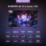 Xiaomi 126 cm (50 Inches) X Series 4K Ultra HD Smart Google TV L50MB-AIN