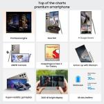 Samsung Galaxy S24 Ultra 5G AI Smartphone with Galaxy AI (Titanium Black, 12GB, 512GB Storage), Snapdragon 8 Gen 3, 200 MP Camera with ProVisual Engine and 5000mAh Battery