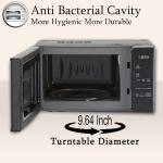 LG 20 L Solo Microwave Oven (MS2043BP Black Health plus Menu I-Wave Technology Indian Cuisine Even Reheat & Defrost Auto Cook Menu Anti-Bacterial Cavity & Steam Clean)