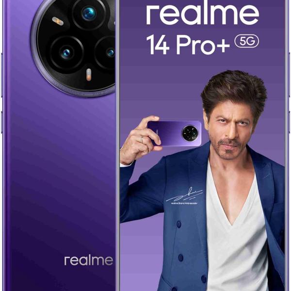 realme 14 Pro+ 5G (Bikaner Purple, 8GB RAM, 256GB Storage)