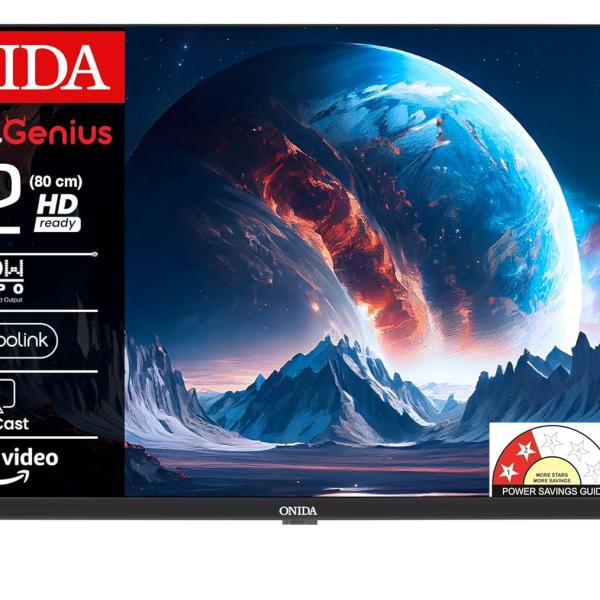 Onida 80 cm (32 inch) Smart Genius Series HD Ready Smart LED TV 32AHI