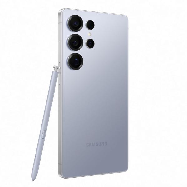 Samsung Galaxy S25 Ultra 5G AI Smartphone (Titanium Silverblue, 12GB RAM, 512GB Storage), 200MP Camera, S Pen Included, Long Battery Life