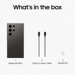 Samsung Galaxy S24 Ultra 5G AI Smartphone with Galaxy AI (Titanium Black, 12GB, 512GB Storage), Snapdragon 8 Gen 3, 200 MP Camera with ProVisual Engine and 5000mAh Battery