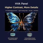 TCL 108 cm (43 inches) Metallic Bezel Less Series 4K Ultra HD Smart LED Google TV 43V6C (Black)