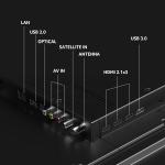 acer 139 cm (55 inches) Ultra V Series 4K Ultra HD Smart QLED Google TV AR55QDVGU2875BD