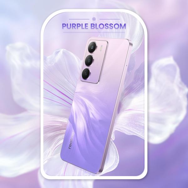 realme C75 Smartphone 4+128GB Purple,
