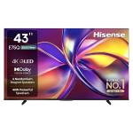 Hisense 108 cm (43 inches) E75Q Series 4K Ultra HD Smart 48W Speakers QLED TV 43E75Q (Black)