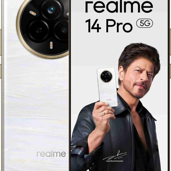 realme 14 Pro 5G (Pearl White, 8GB RAM, 256GB