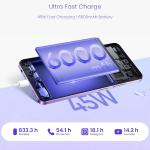 realme C75 Smartphone 4+128GB Purple,