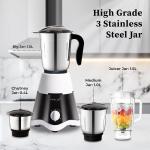Cadlec JarGenie 4 Jar 750 Watt Mixer Grinder | High-Power Juicer, Blender & Mixer
