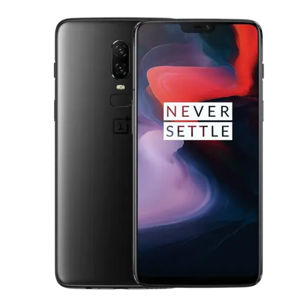 Refurbished OnePlus 6 (6GB RAM, 64GB, Mirror Black)
