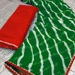 Women's Lehariya Printed Saree