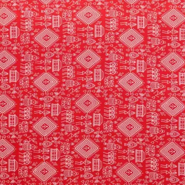  Chanderi silk saree with separate blouse