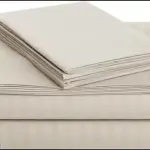 Double bed with two pillow covers