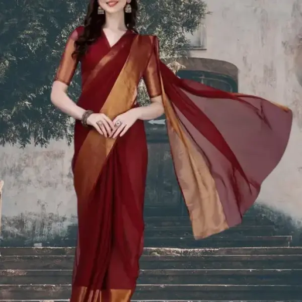  New shiffon designer saree collection