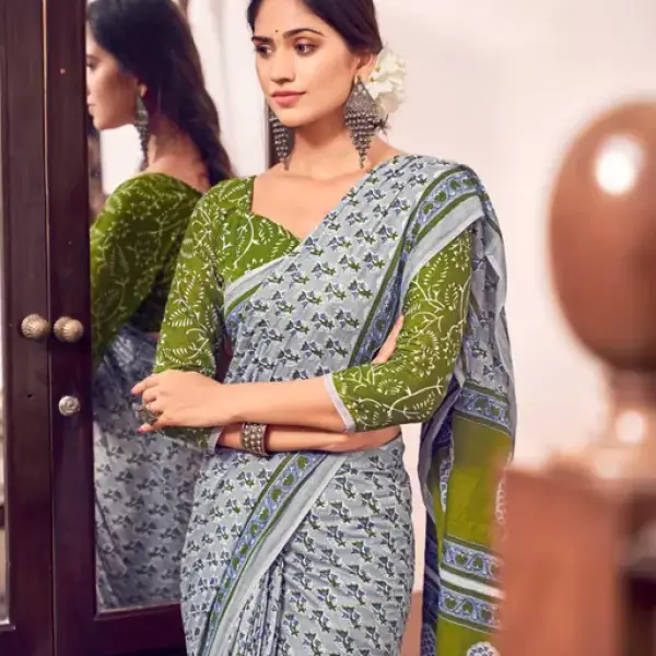 Printed Cotton Saree