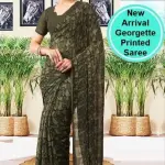  Pack of-2 New Arrival Latest Georgette Printed Saree