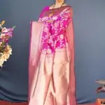 Embellished Jacquard Designer Banarasi silk Saree