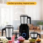 Atomberg Yulia 750 Watt Mixer Grinder | 4 Multipurpose Jars including Chopper Jar