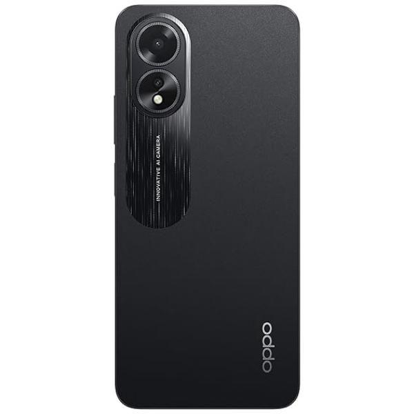 Oppo A18 (Glowing Black, 4GB RAM, 64GB Storage) | 6.56" HD 90Hz Waterdrop Display | 5000 mAh Battery