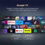 TCL 108 cm (43 inches) Metallic Bezel Less Series 4K Ultra HD Smart LED Google TV 43V6C (Black)