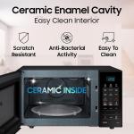 Samsung 21 L Convection Microwave Oven ( Black Various Cooking Modes Pre heat Eco Mode Power Defrost Auto Cook Wire Rack Ceramic Enamel Cavity with 10 year warranty)